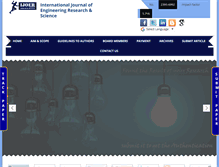 Tablet Screenshot of ijoer.com